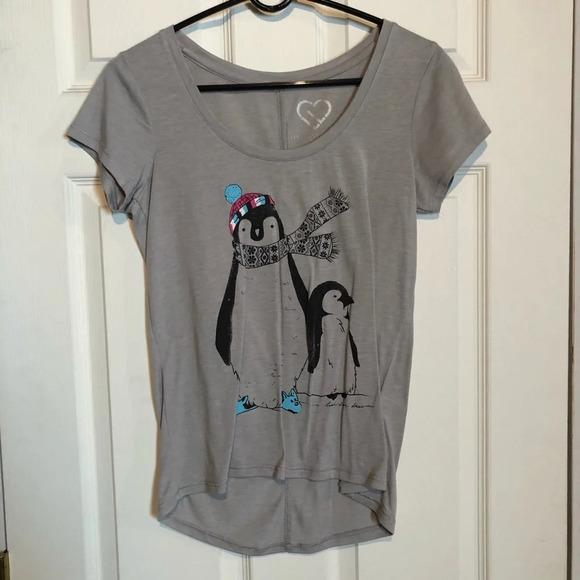 Live Love Dream by Aeropostale Penguin T-shirt S - Picture 1 of 3